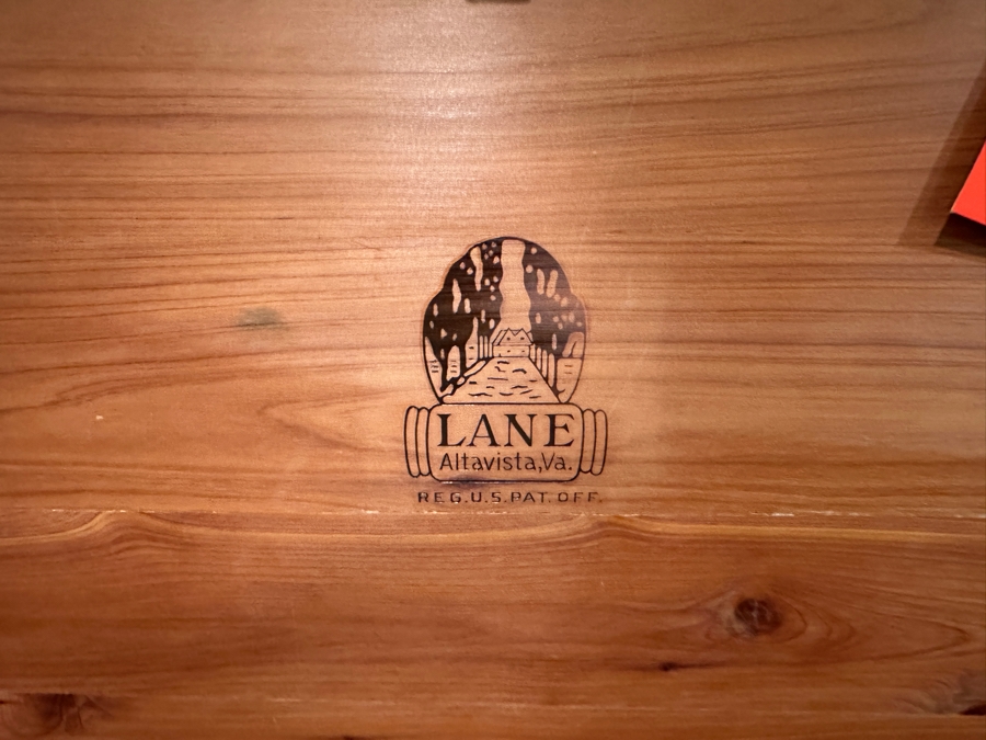 Vintage LANE Cedar Chest Trunk 48W X 20D X 20H [Photo 5]
