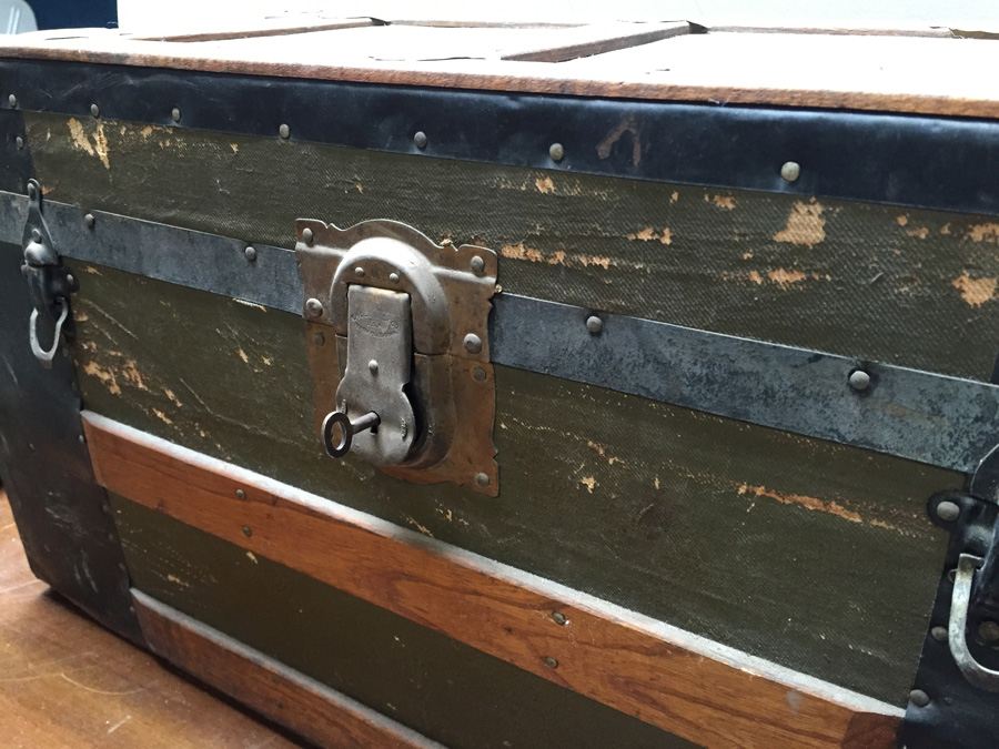 Vintage Trunk with Key [Photo 2]