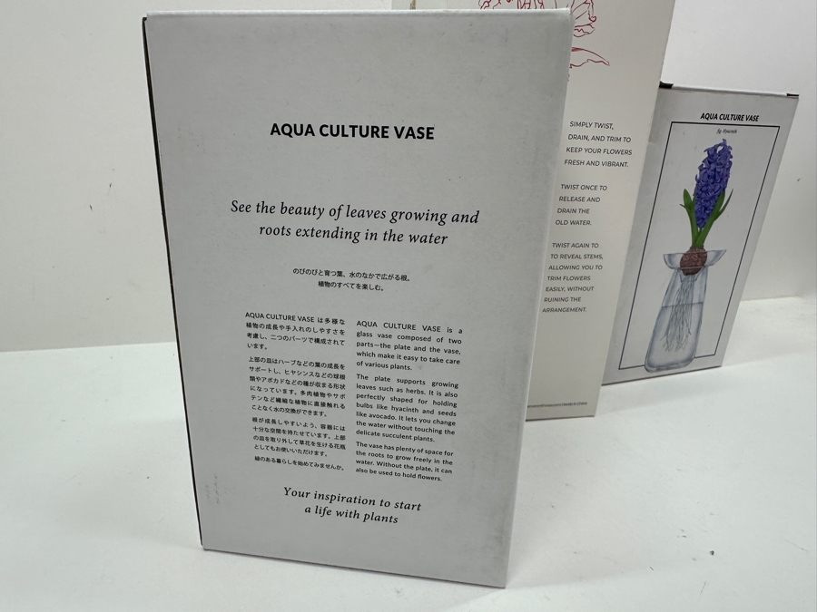 (3) New Vases: (2) Aqua Culture Vases & (1) Amaranth Vase [Photo 7]