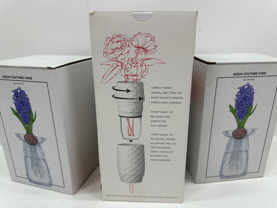 (3) New Vases: (2) Aqua Culture Vases & (1) Amaranth Vase [Photo 6]