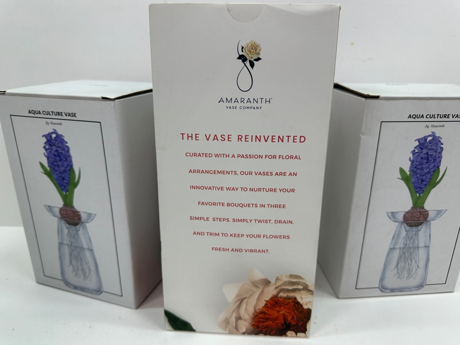 (3) New Vases: (2) Aqua Culture Vases & (1) Amaranth Vase [Photo 5]