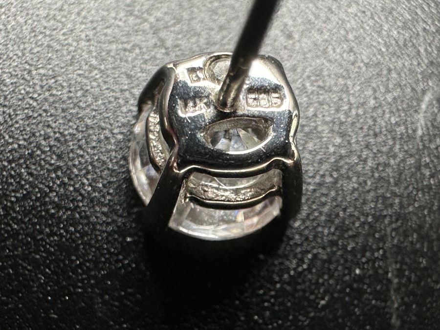 14k Gold Basket Set CZ Earrings 1.6g Retails $400 [Photo 5]