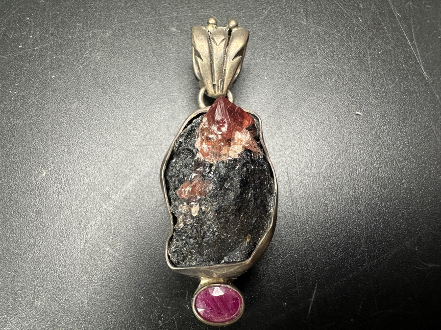 Sterling Silver Pendant With Stones By Ancient Echos 14.7g [Photo 2]