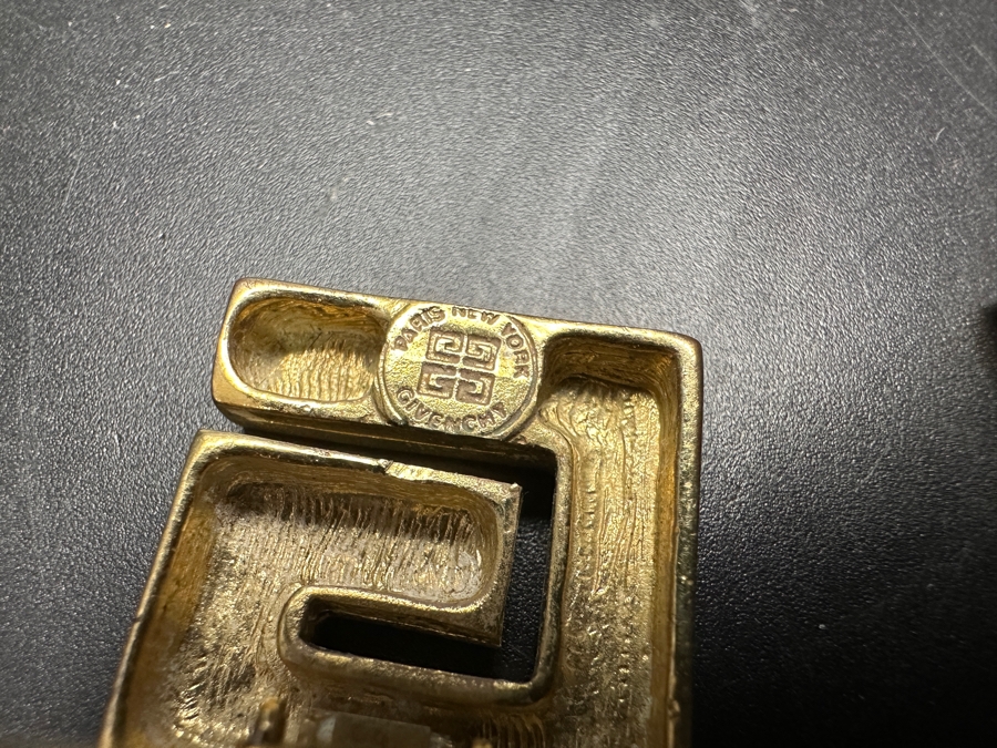 Pair Of Vintage Givenchy Clip-On Earrings [Photo 4]
