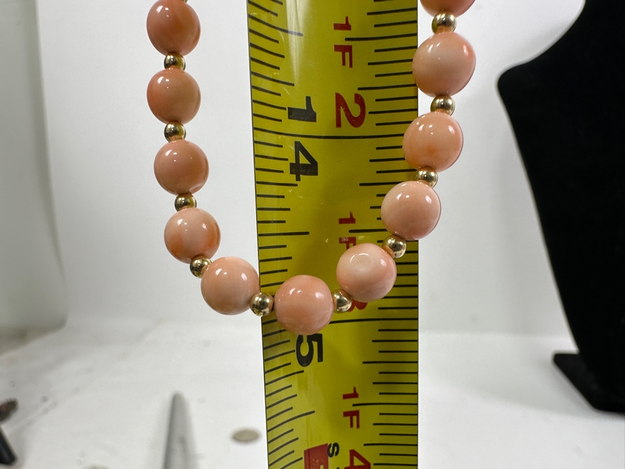 Pink Coral 30' Necklace By Pele Hawaii Inc. 49.3g [Photo 7]