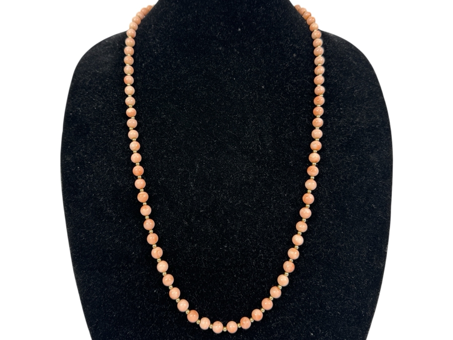 Pink Coral 30' Necklace By Pele Hawaii Inc. 49.3g