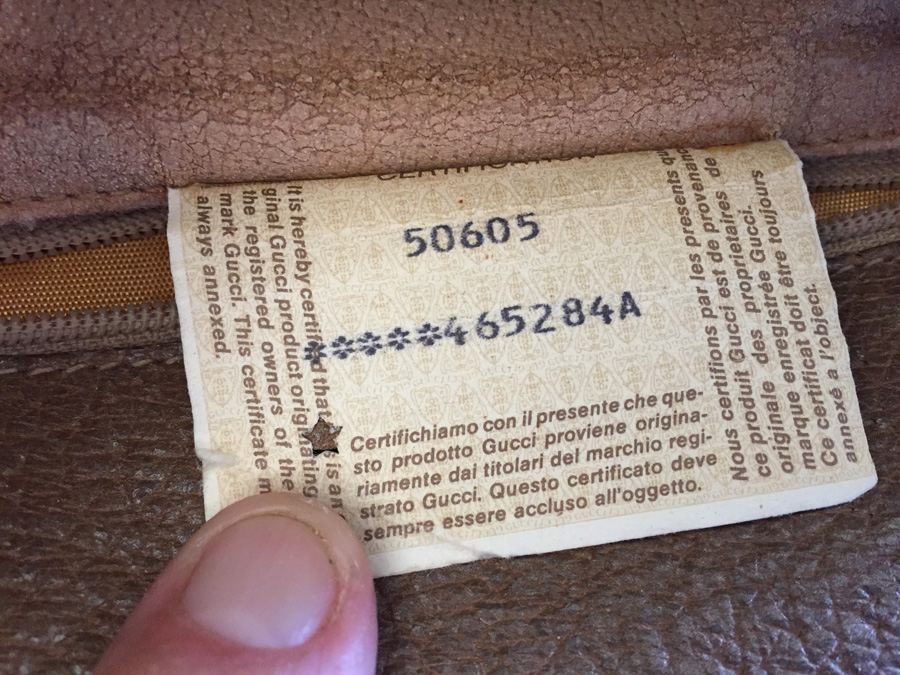 GUCCI Handbag with GUCCI Dust Cover [Photo 15]