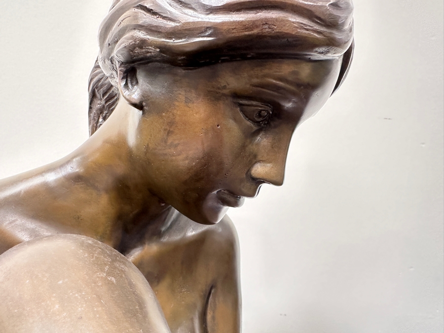 Metal Garden Fountain Sculpture 10W X 17D X 29H (No Pump) [Photo 8]