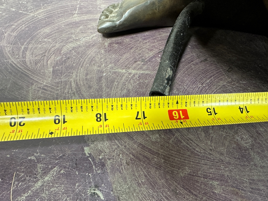 Metal Garden Fountain Sculpture 10W X 17D X 29H (No Pump) [Photo 12]