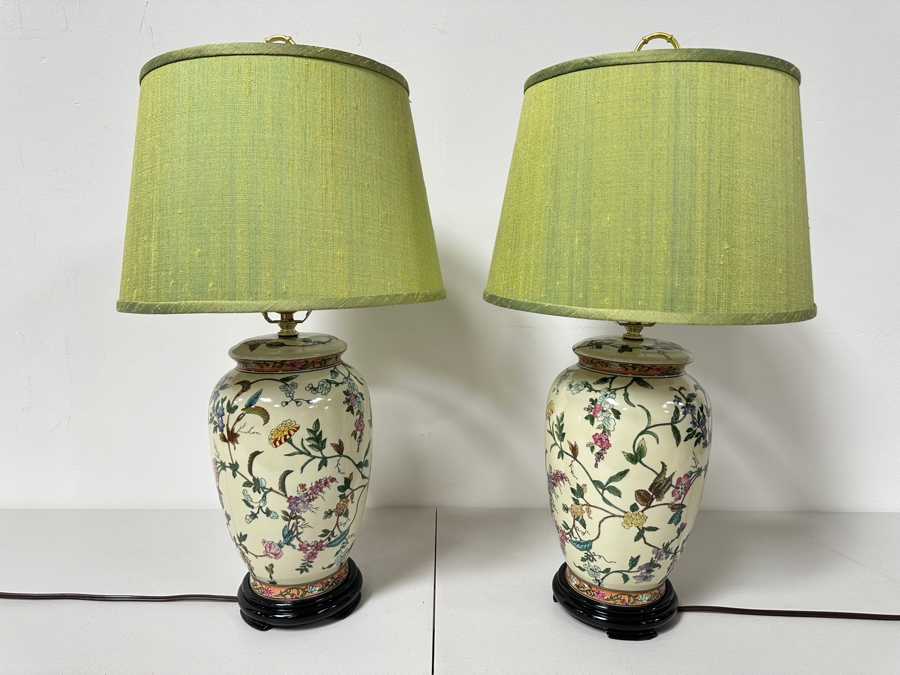 Pair Of Table Lamps 26'H [Photo 2]
