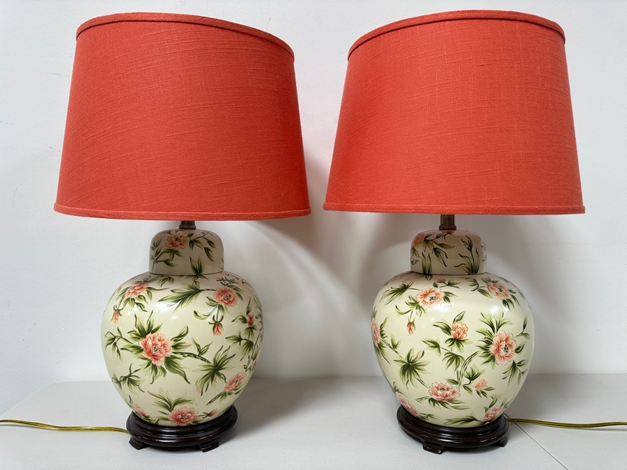 Pair Of Table Lamps 26'H [Photo 2]