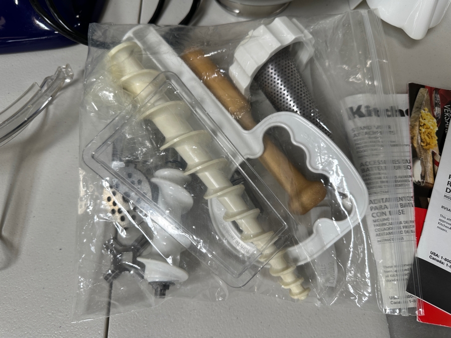 KitchenAid Mixer With Lots Of Accessories [Photo 8]