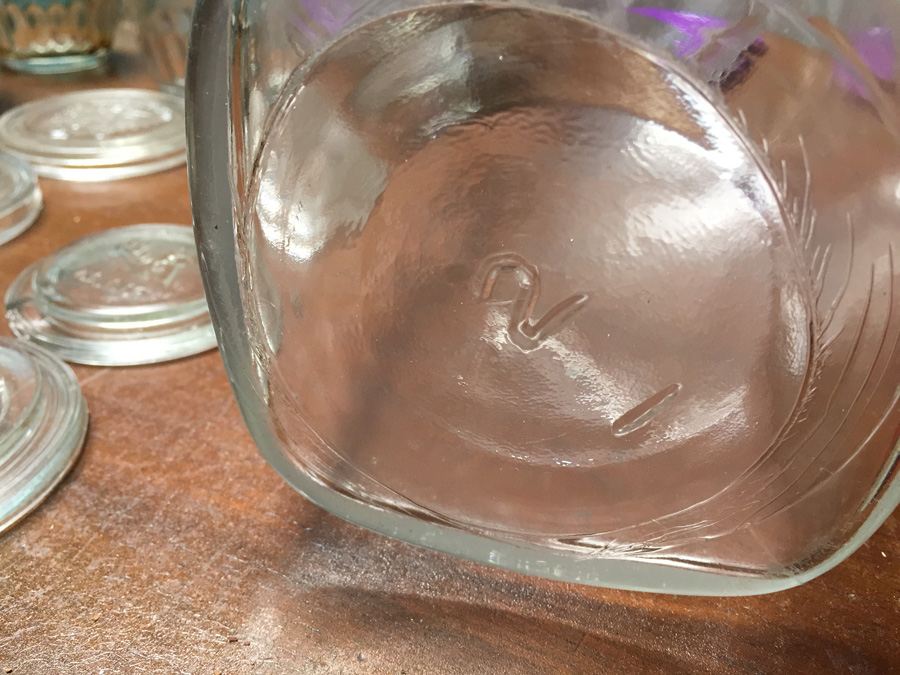 Large Collection of Aqua Blue Ball Perfect Mason Jars, Atlas Mason Jar, Ball Jelly Glass Jars [Photo 15]