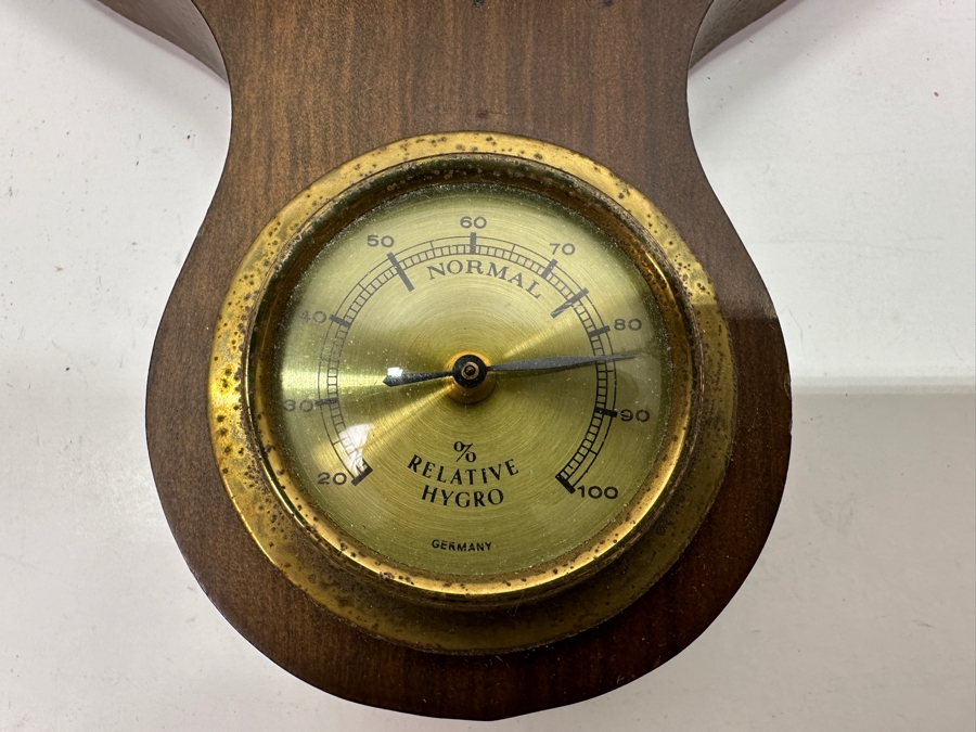 Vintage Wall Thermometer Barometer Made In Germany 21L [Photo 4]