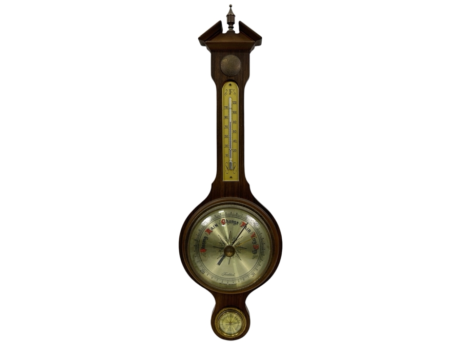 Vintage Wall Thermometer Barometer Made In Germany 21L [Photo 1]
