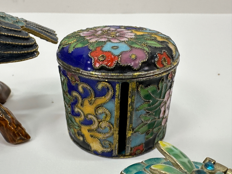 (4) Enameled Metal Boxes [Photo 6]