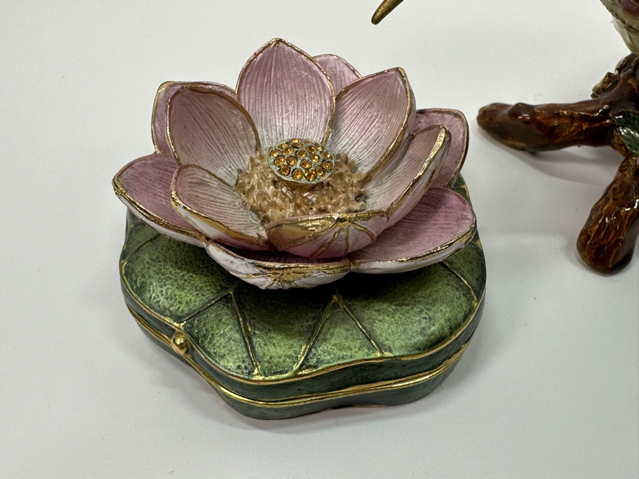 (4) Enameled Metal Boxes [Photo 4]