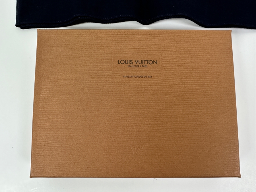 New Louis Vuitton Cup Nautical Flag Navy Blue Scarf With Original Box [Photo 7]