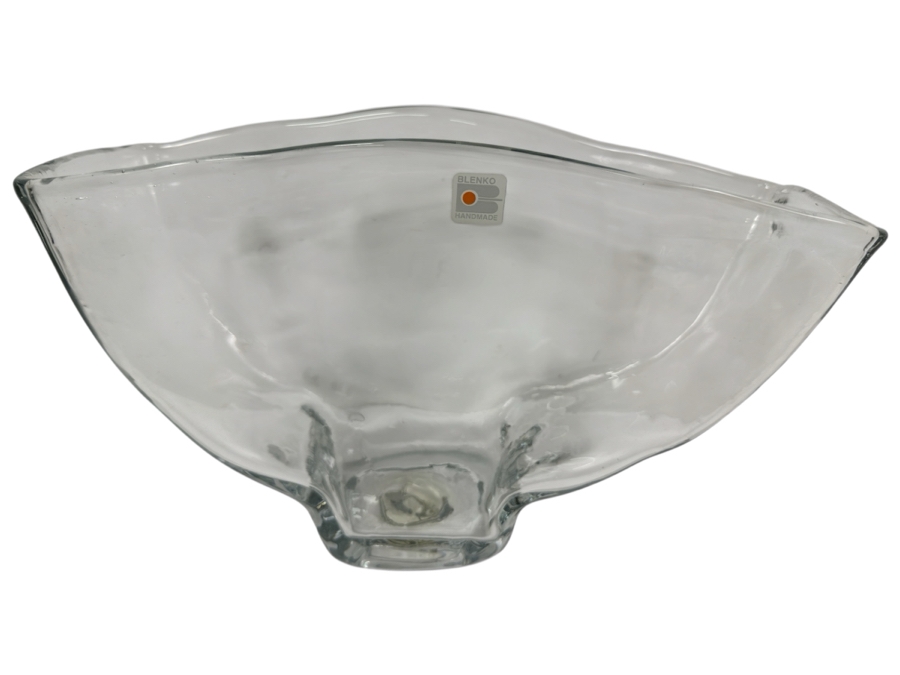 Blenko Glass Centerpiece Vase Bowl 13W X 8H [Photo 1]