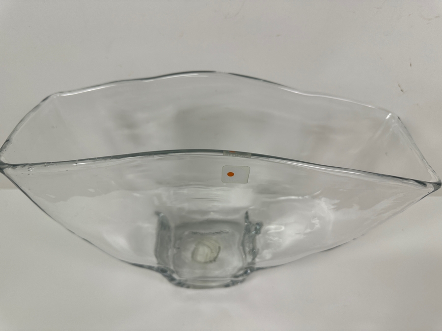 Blenko Glass Centerpiece Vase Bowl 13W X 8H [Photo 4]