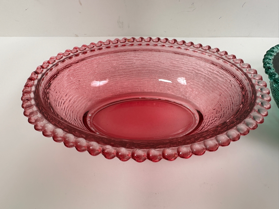 Pair Of Vintage Indiana Glass Hens On Nests [Photo 4]