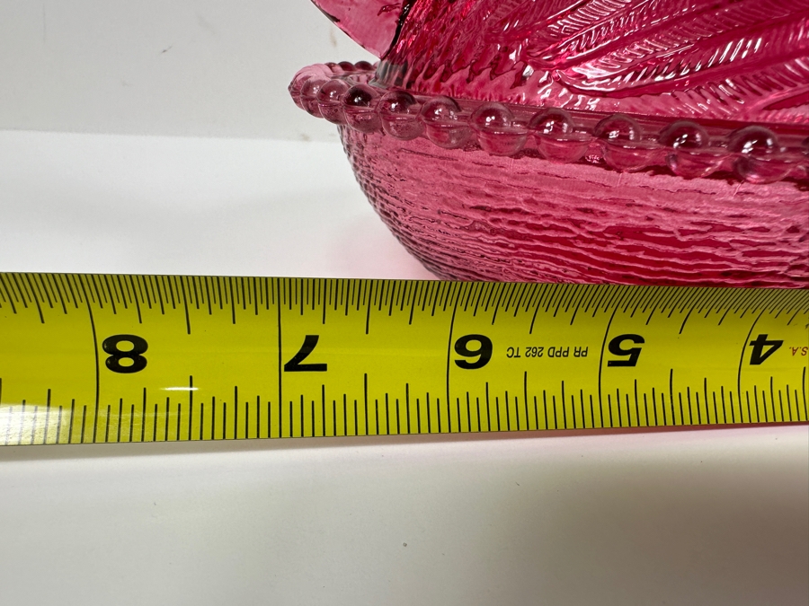 Pair Of Vintage Indiana Glass Hens On Nests [Photo 5]