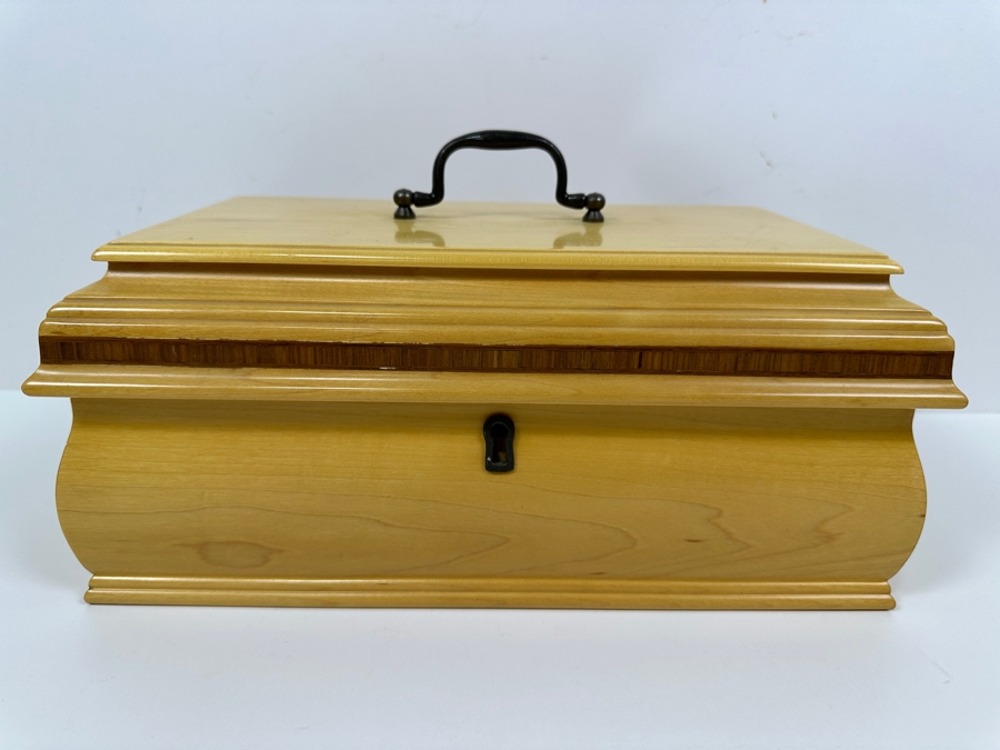 Wooden Jewelry Box 12.5W X 7.5D X 5.5H [Photo 3]