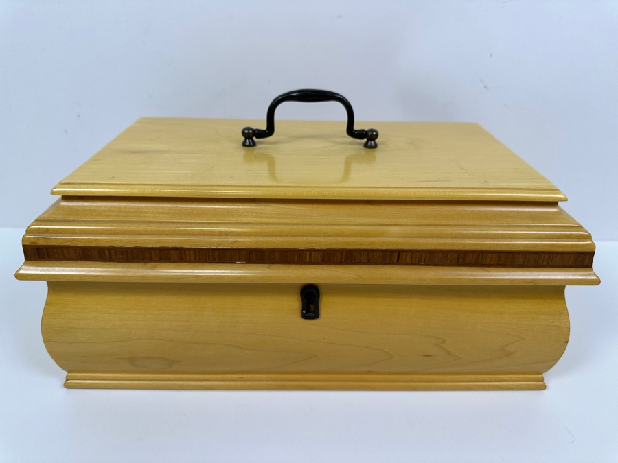 Wooden Jewelry Box 12.5W X 7.5D X 5.5H [Photo 2]