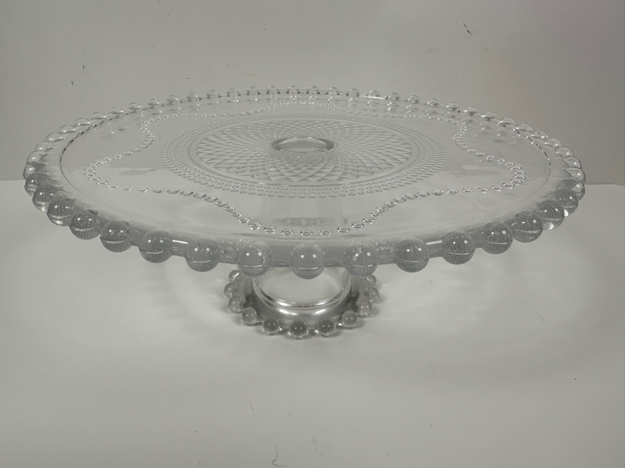 New Nordic Ware Heritage Bundt Pan 10' With Glass Cake Stand 12W X 4H [Photo 11]