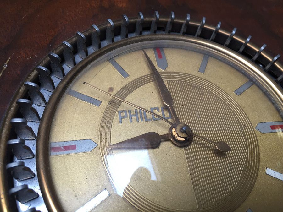 PHILCO Automatic Control Clock Model 8B56 General Electric Co. Working [Photo 8]