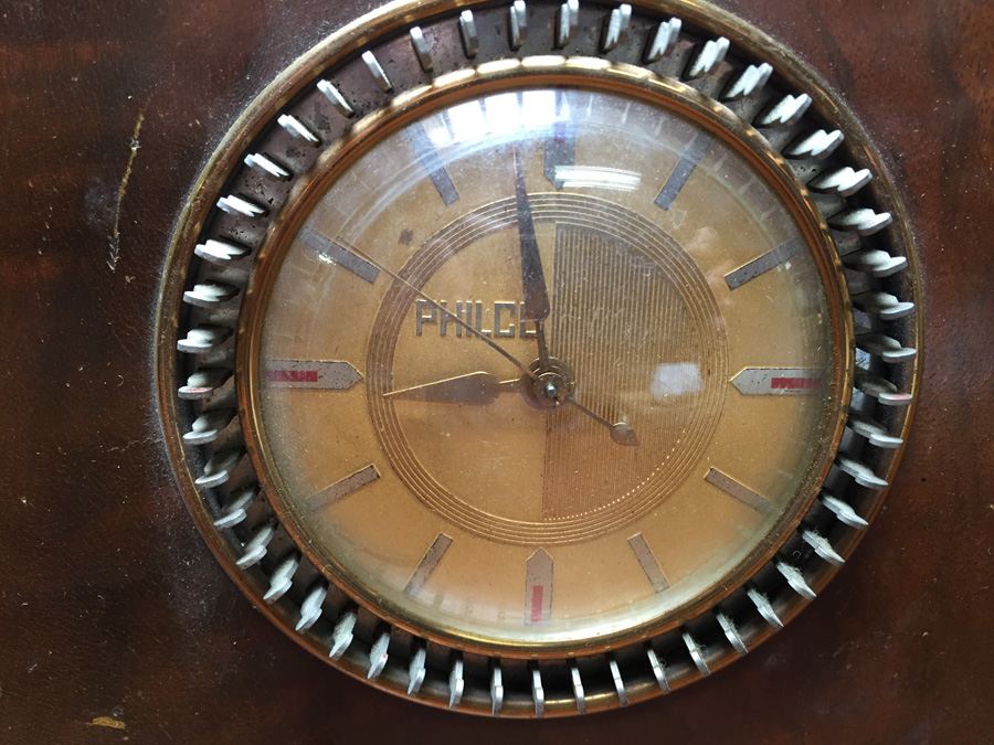 PHILCO Automatic Control Clock Model 8B56 General Electric Co. Working [Photo 2]