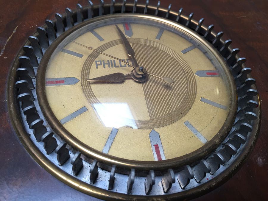PHILCO Automatic Control Clock Model 8B56 General Electric Co. Working [Photo 7]