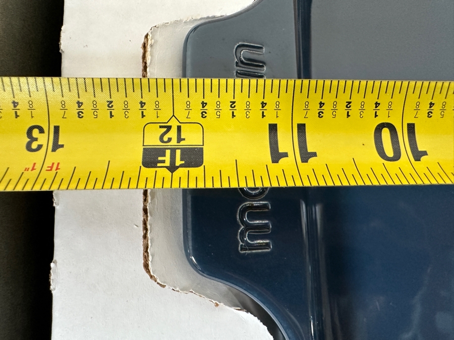 New Square Ceramic Slate Blue Baking Dish By Made In Cookware 12W [Photo 7]