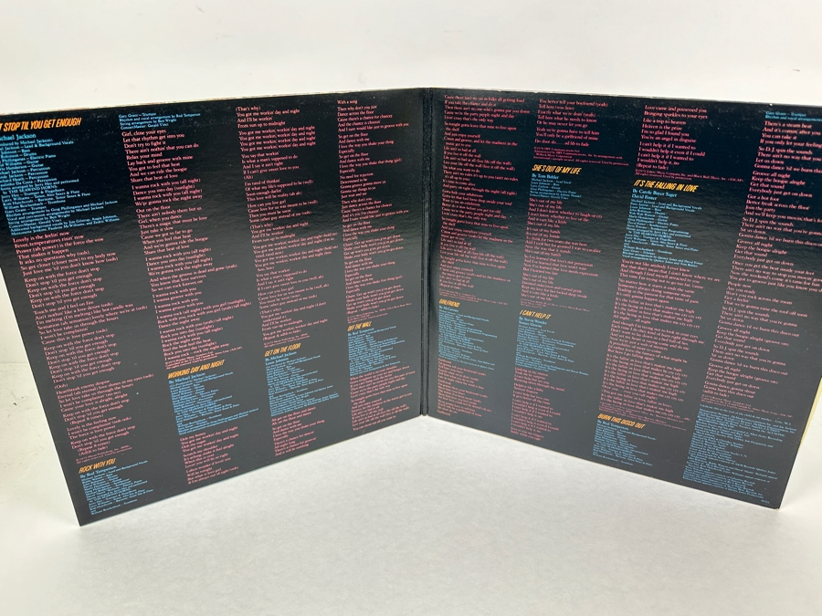 Vintage Michael Jackson Off The Wall Vinyl Record [Photo 3]