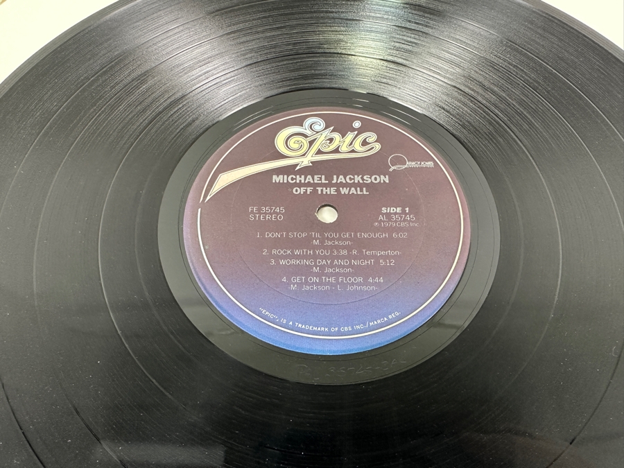 Vintage Michael Jackson Off The Wall Vinyl Record [Photo 5]