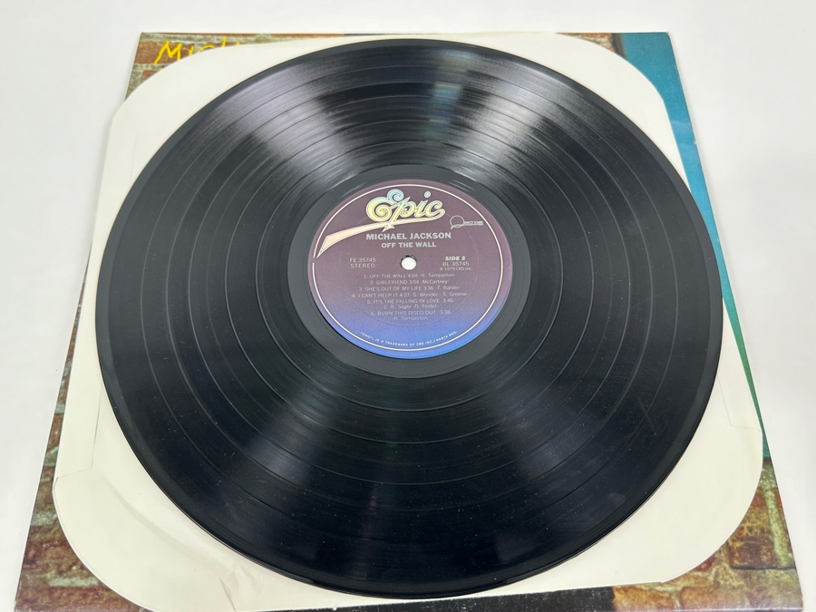 Vintage Michael Jackson Off The Wall Vinyl Record [Photo 6]