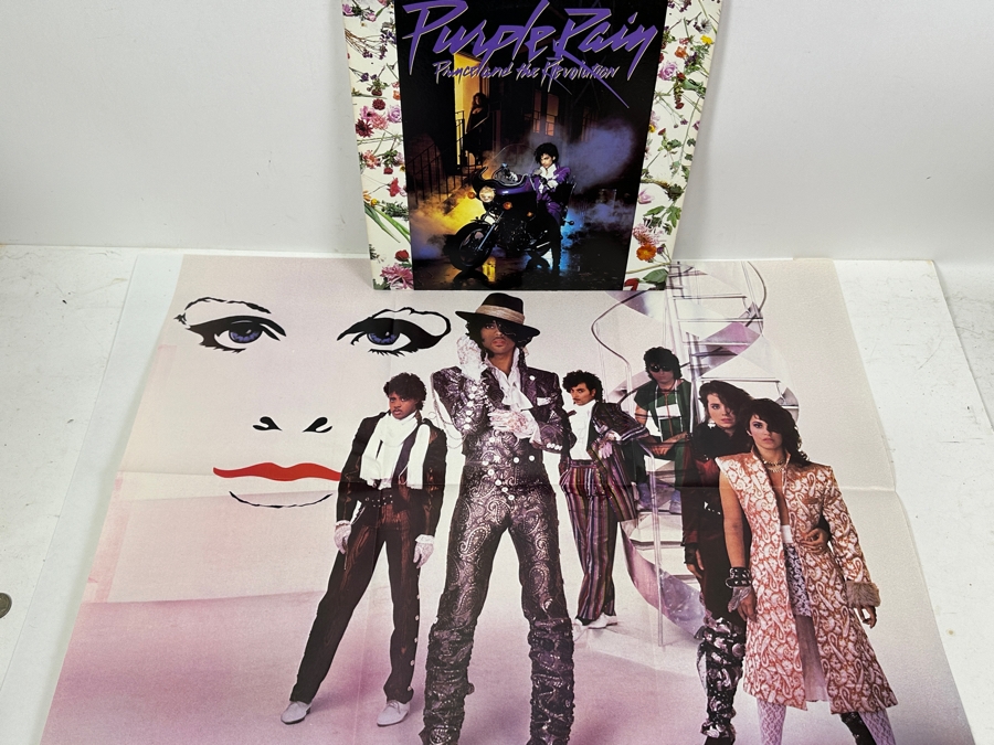 Vintage Prince And The Revolution Purple Rain Vinyl Record [Photo 3]