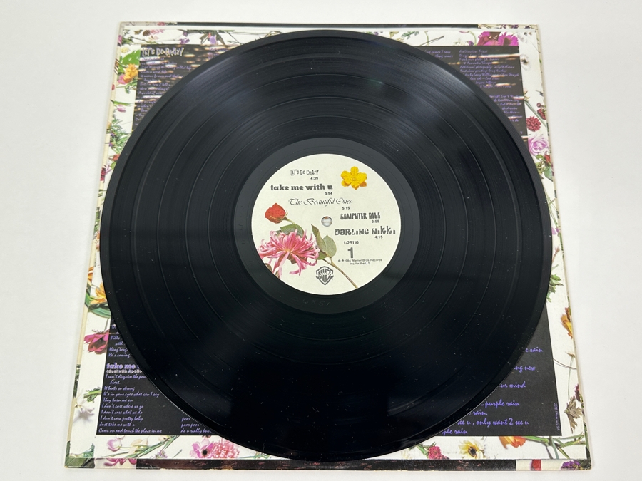 Vintage Prince And The Revolution Purple Rain Vinyl Record [Photo 6]