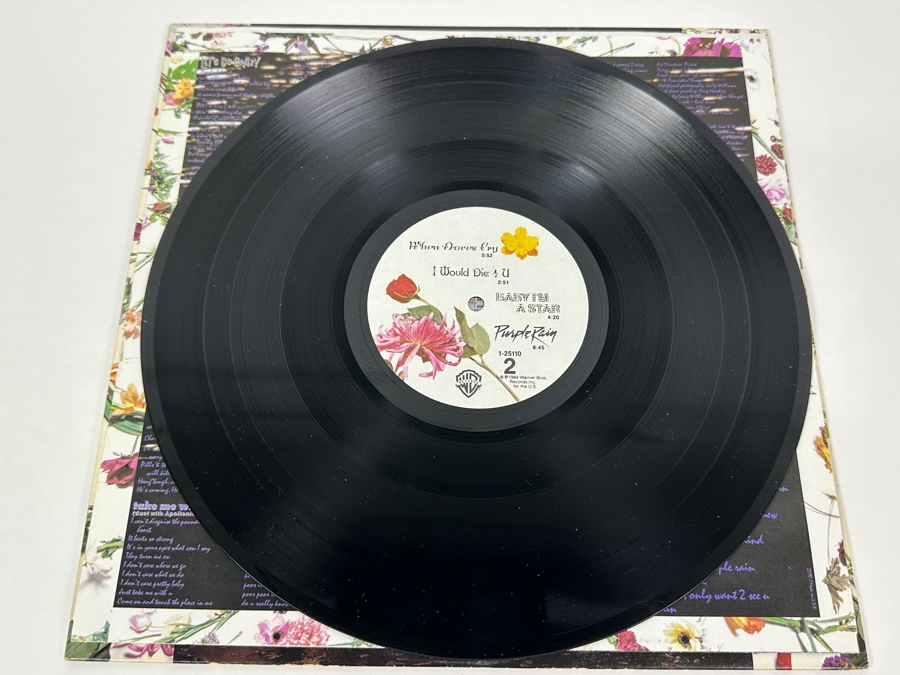 Vintage Prince And The Revolution Purple Rain Vinyl Record [Photo 8]