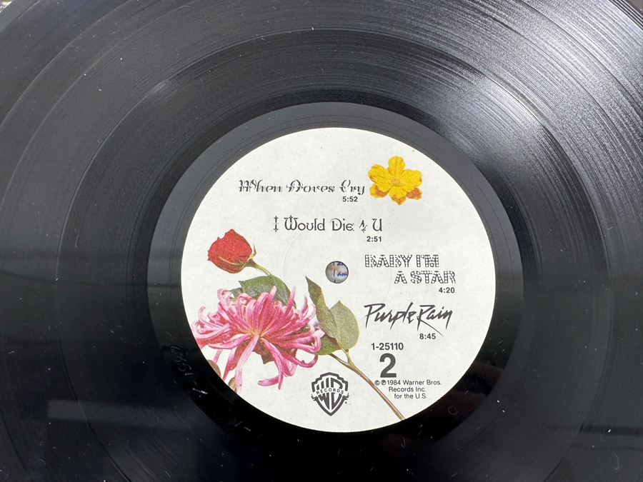 Vintage Prince And The Revolution Purple Rain Vinyl Record [Photo 9]
