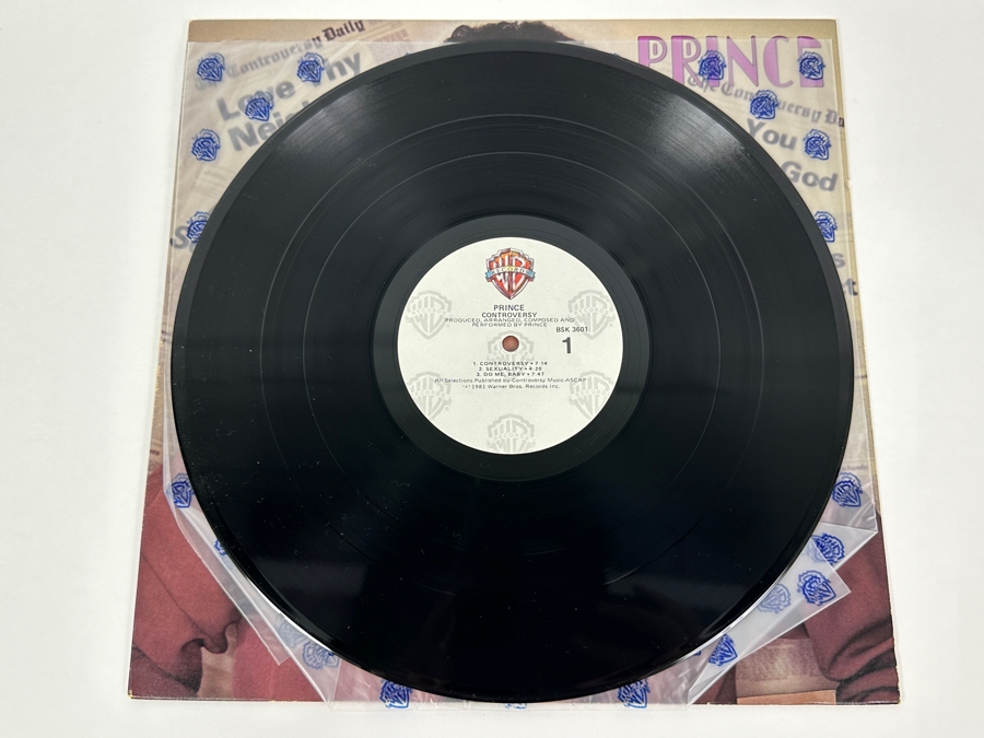 Vintage Prince Controversy Vinyl Record [Photo 3]