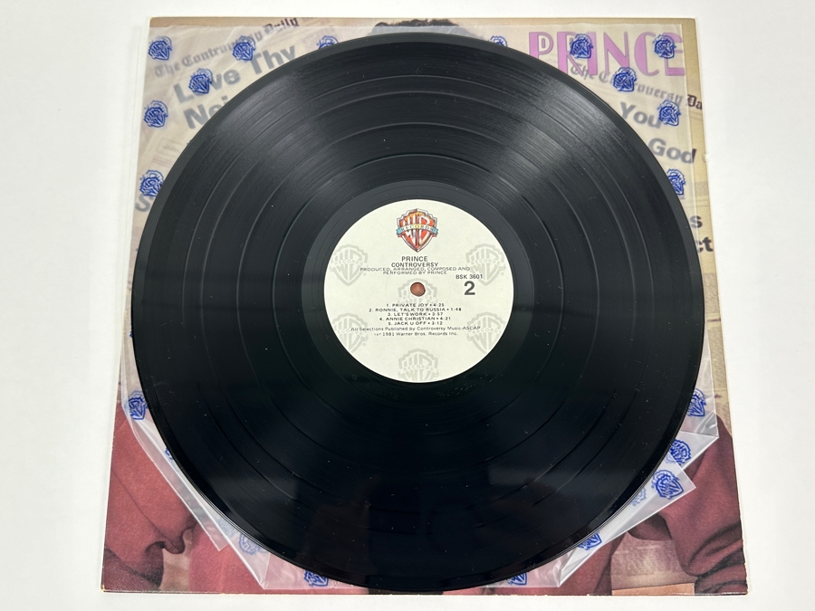Vintage Prince Controversy Vinyl Record [Photo 5]