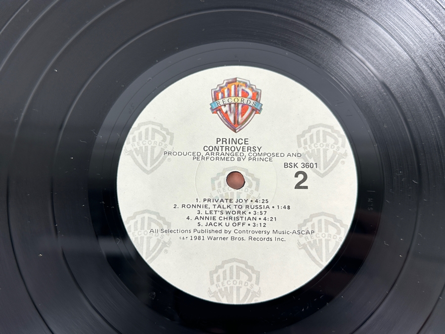 Vintage Prince Controversy Vinyl Record [Photo 6]