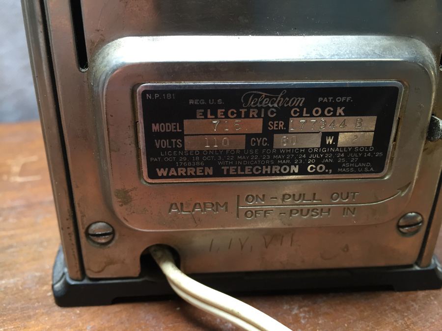 Streamline Art Deco Electric Desk Clock By Telechron Working [Photo 8]