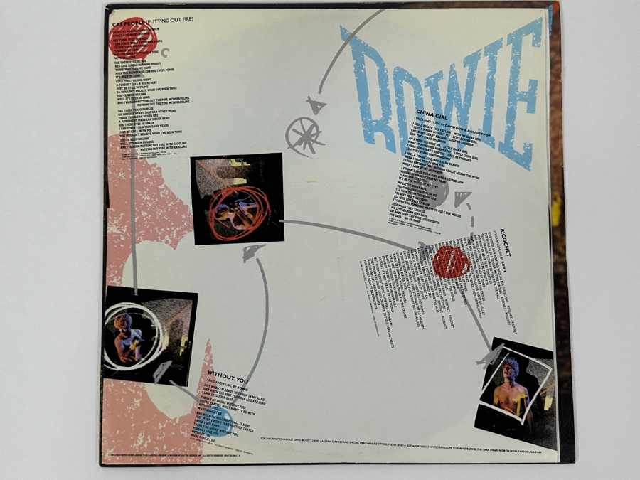 Vintage David Bowie Let's Dance Vinyl Record [Photo 3]
