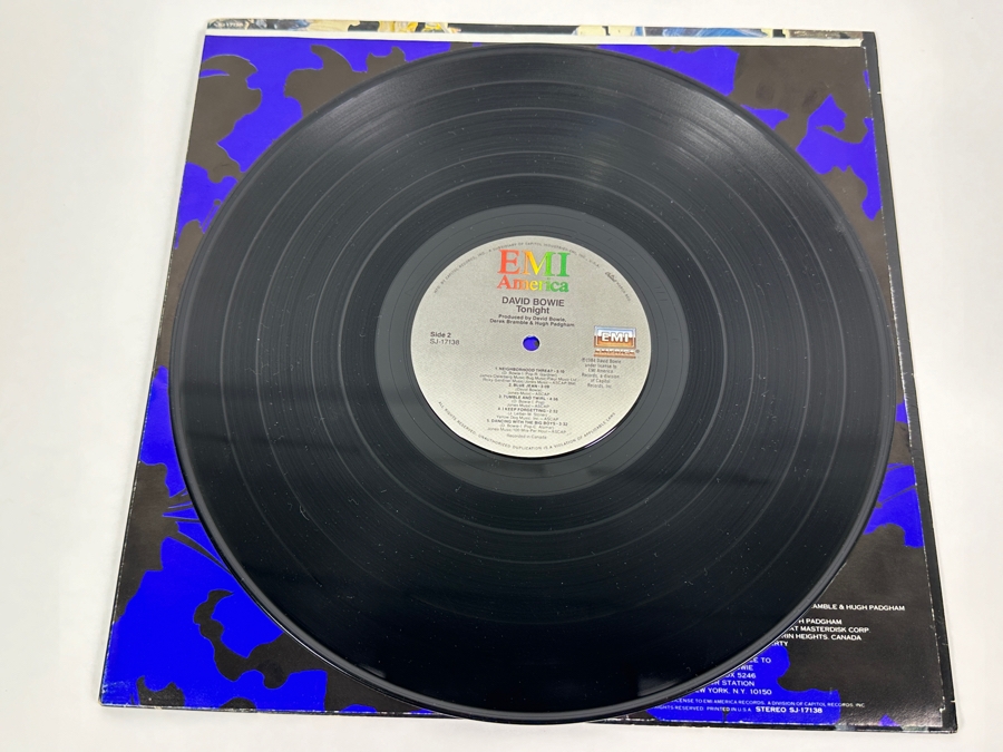 Vintage David Bowie Tonight Vinyl Record [Photo 7]
