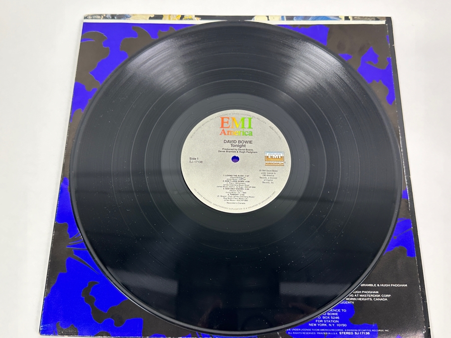 Vintage David Bowie Tonight Vinyl Record [Photo 5]