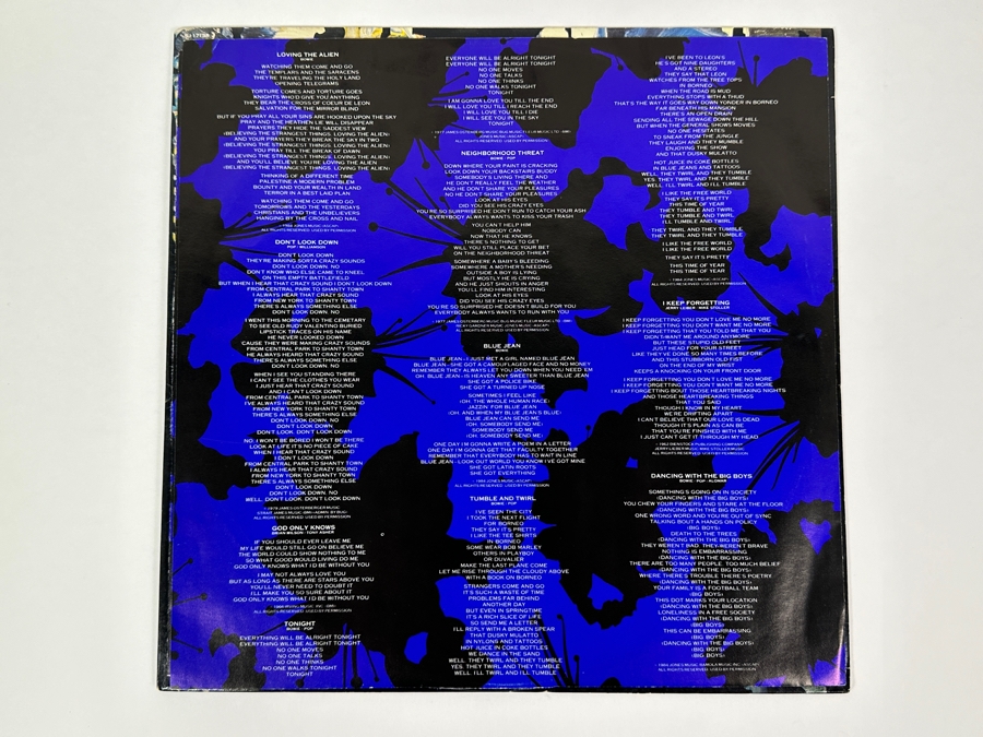 Vintage David Bowie Tonight Vinyl Record [Photo 4]