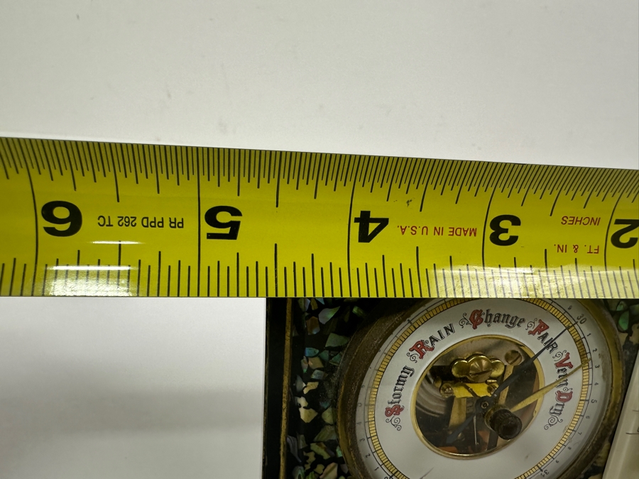 Paua Shell Weather Station Made In New Zealand 4.5W X 3.75H [Photo 5]