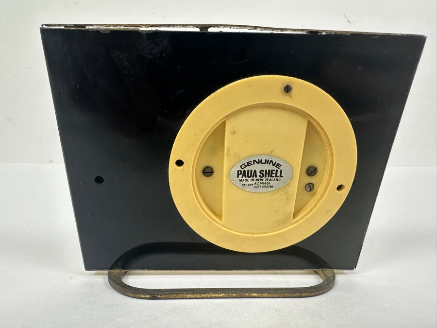 Paua Shell Weather Station Made In New Zealand 4.5W X 3.75H [Photo 4]